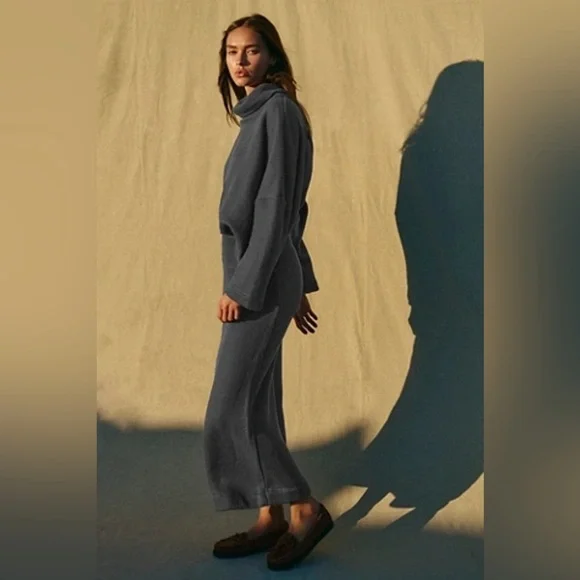 Free People Milley Reversible 2-Piece Set, Blue Knit Turtleneck & Skirt(XS) NWOT - Picture 3 of 13